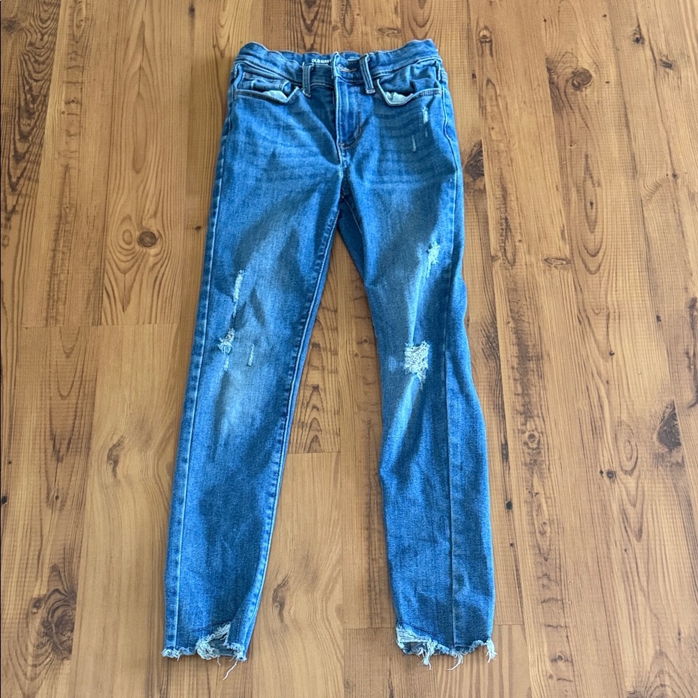 Old Navy Kids Blue Distressed Jeans